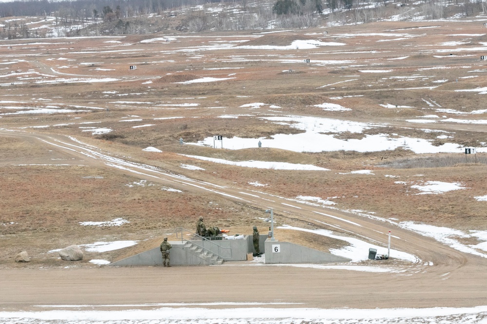 Norwegian Soldiers conduct crew-served weapons qualification at Camp Ripley