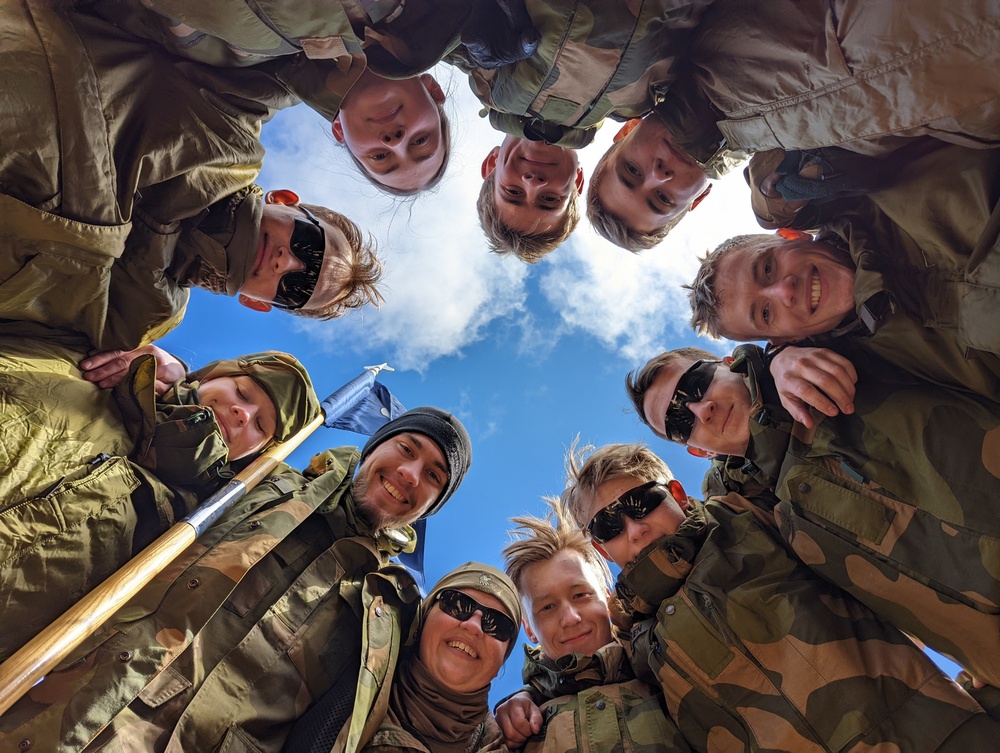 Norwegian Youth conduct land navigation at Camp Ripley