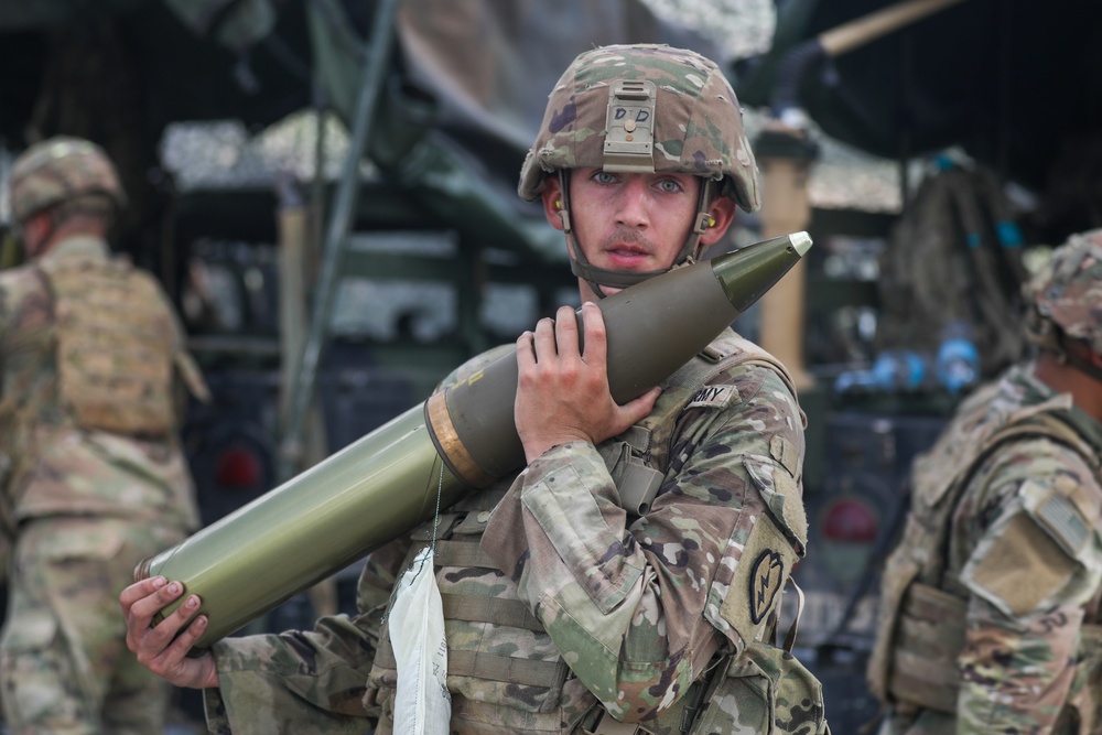 25th Division Artillery Provides Fire Support to Combined Arms Live Fire Exercise during Balikatan 22