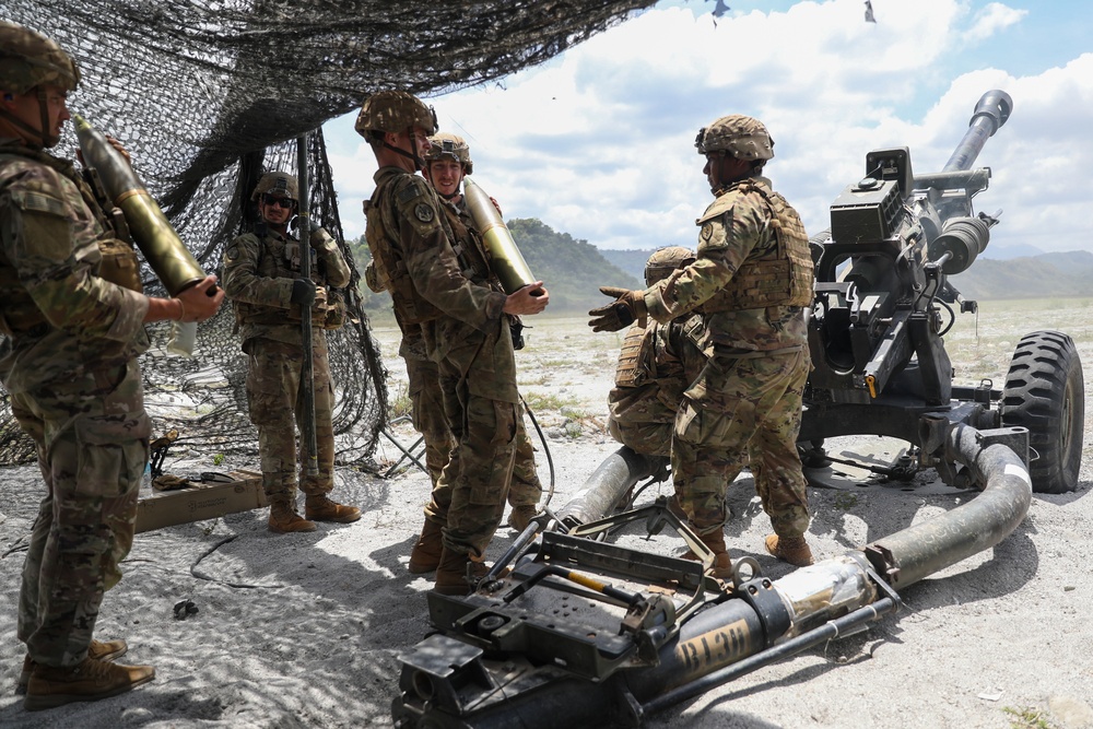 25th Division Artillery Provides Fire Support to Combined Arms Live Fire Exercise during Balikatan 22