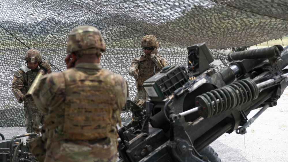 25th Division Artillery Provides Fire Support to Combined Arms Live Fire Exercise during Balikatan 22