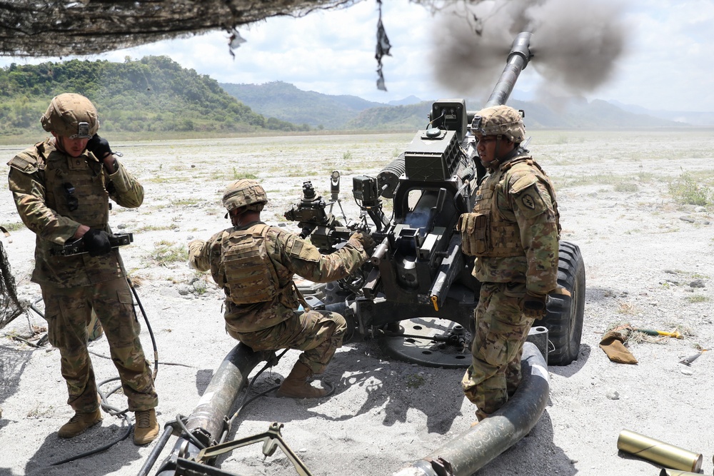 25th Division Artillery Provides Fire Support to Combined Arms Live Fire Exercise during Balikatan 22