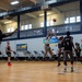 U.S. Navy Sailors, assigned to the aircraft carrier USS John C. Stennis (CVN 74), compete against each other in a Morale, Welfare and Recreation sponsored basketball tournament at Huntington Hall.