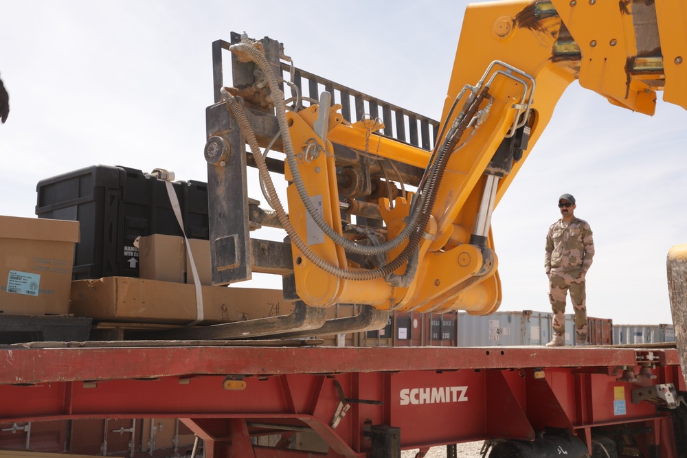 Equipment Divestment at Al Asad Air Base, Iraq