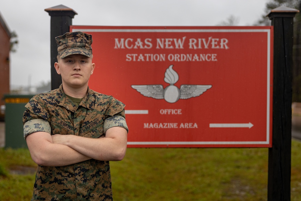 MCAS New River Go-Getter: Cpl. Christian Jenkins