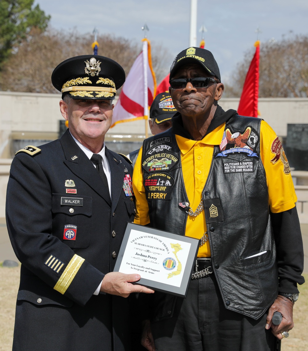 Honoring Retired Command Sgt. Maj. Joshua Perry