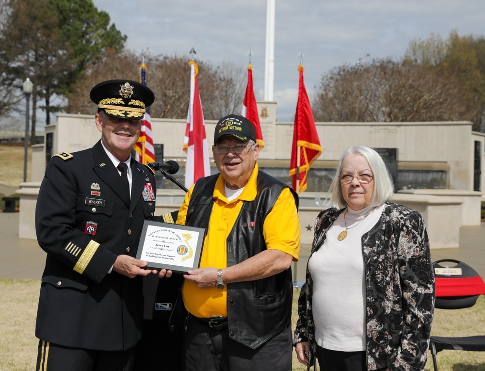 Honoring Retired Sgt. Jerry Cox