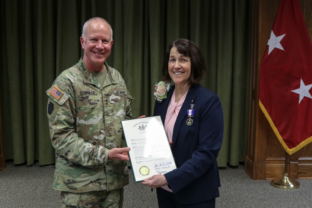 Executive assistant to eight TAGs retires Executive assistant to eight TAGs retires