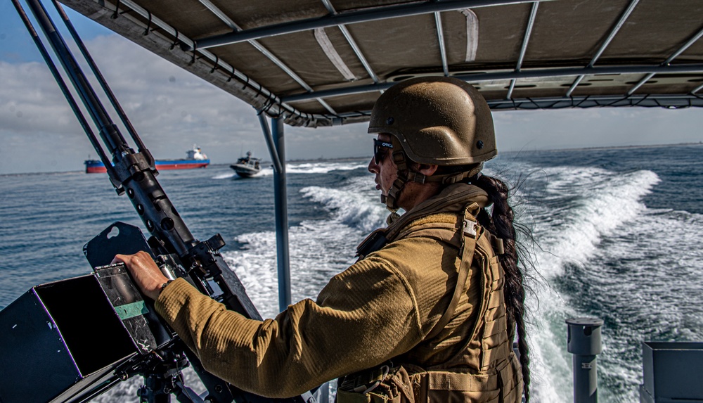 MSRON11 Conducts Underway Drills during MESF Boat University Advance-Course held onboard NSW Seal Beach