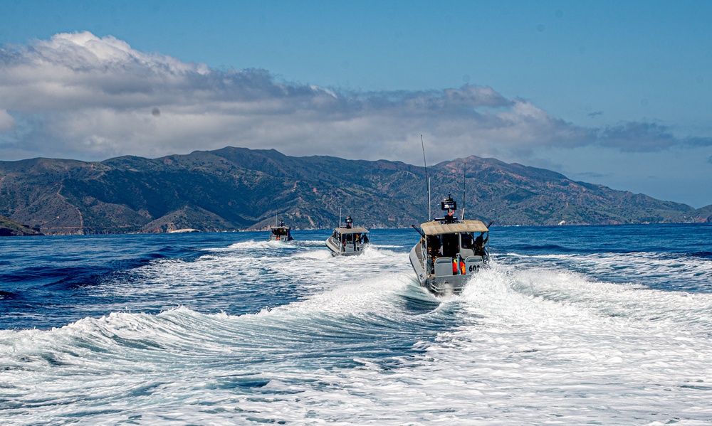 MSRON11 Conducts Underway Drills during MESF Boat University Advance-Course held onboard NSW Seal Beach.