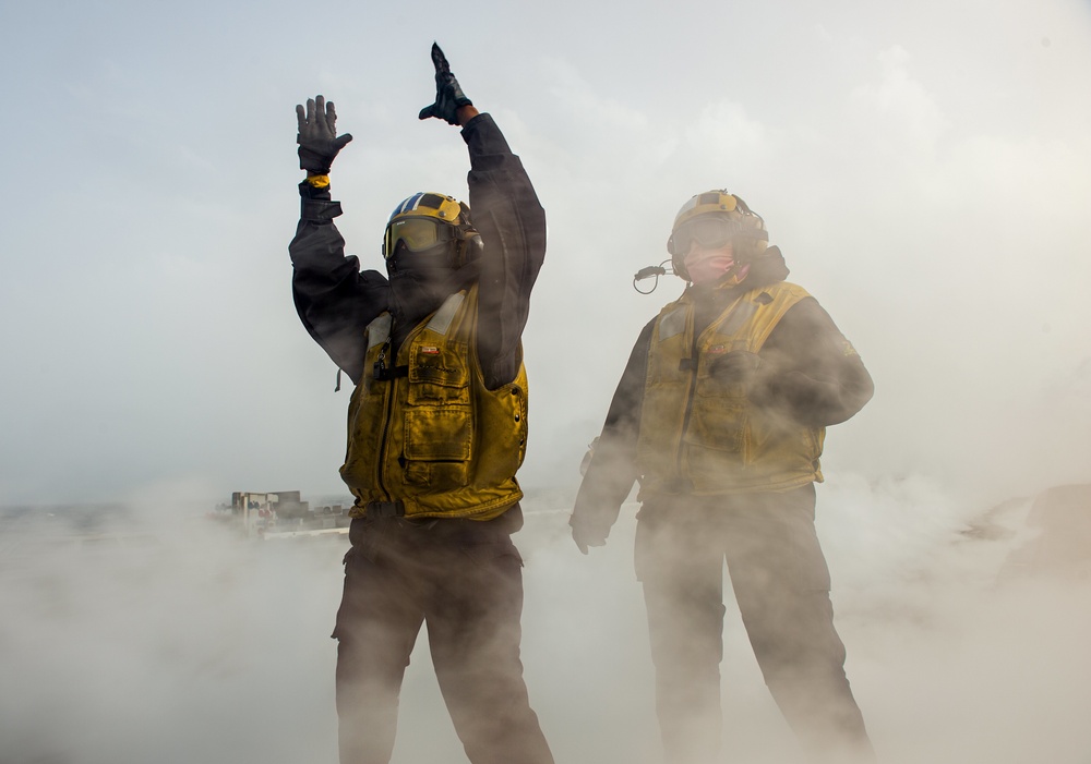 The Harry S. Truman Carrier Strike Group is on a scheduled deployment in the U.S. Sixth Fleet area of operations in support of naval operations to maintain maritime stability and security.