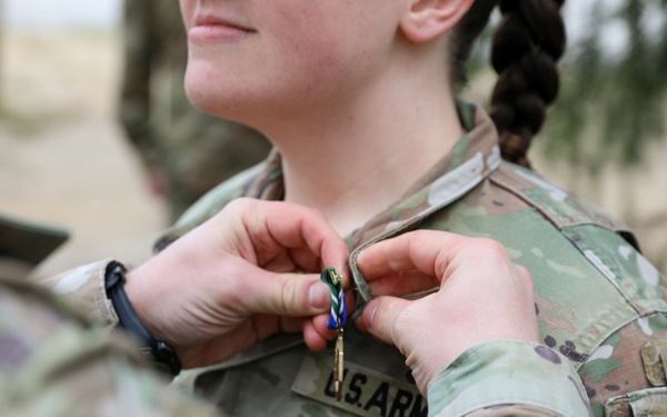 1ABCT leadership recognize Soldier's achievements during Atlantic Resolve