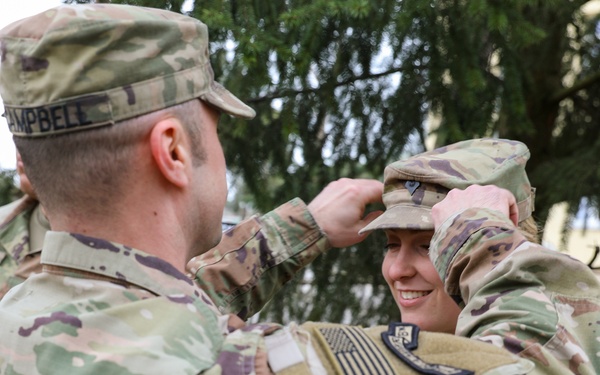1ABCT leadership recognize Soldier's achievements during Atlantic Resolve