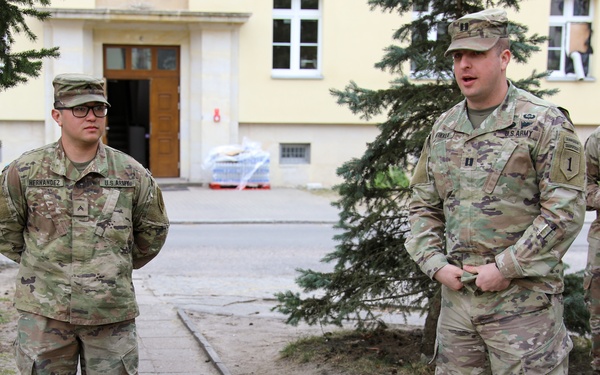 1ABCT leadership recognize Soldier's achievements during Atlantic Resolve