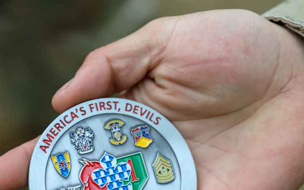 1ABCT leadership recognize Soldier's achievements during Atlantic Resolve