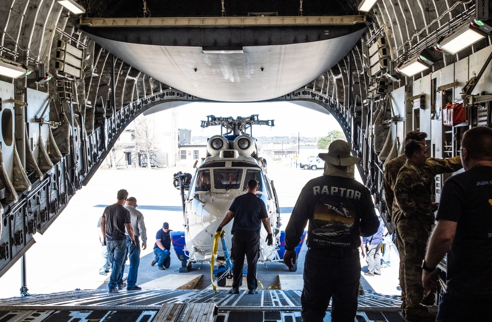 Total Force Team Preps Helicopter for SAR Mission