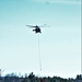 Federal, state agencies partner for fire-suppression training with Black Hawks at Fort McCoy