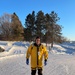 Park ranger saves man from thin ice