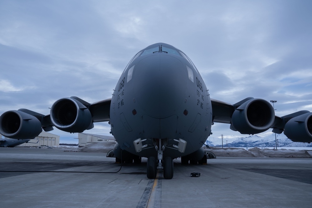 517th Airlift Squadron C-17 Globemaster III participates in Polar Force
