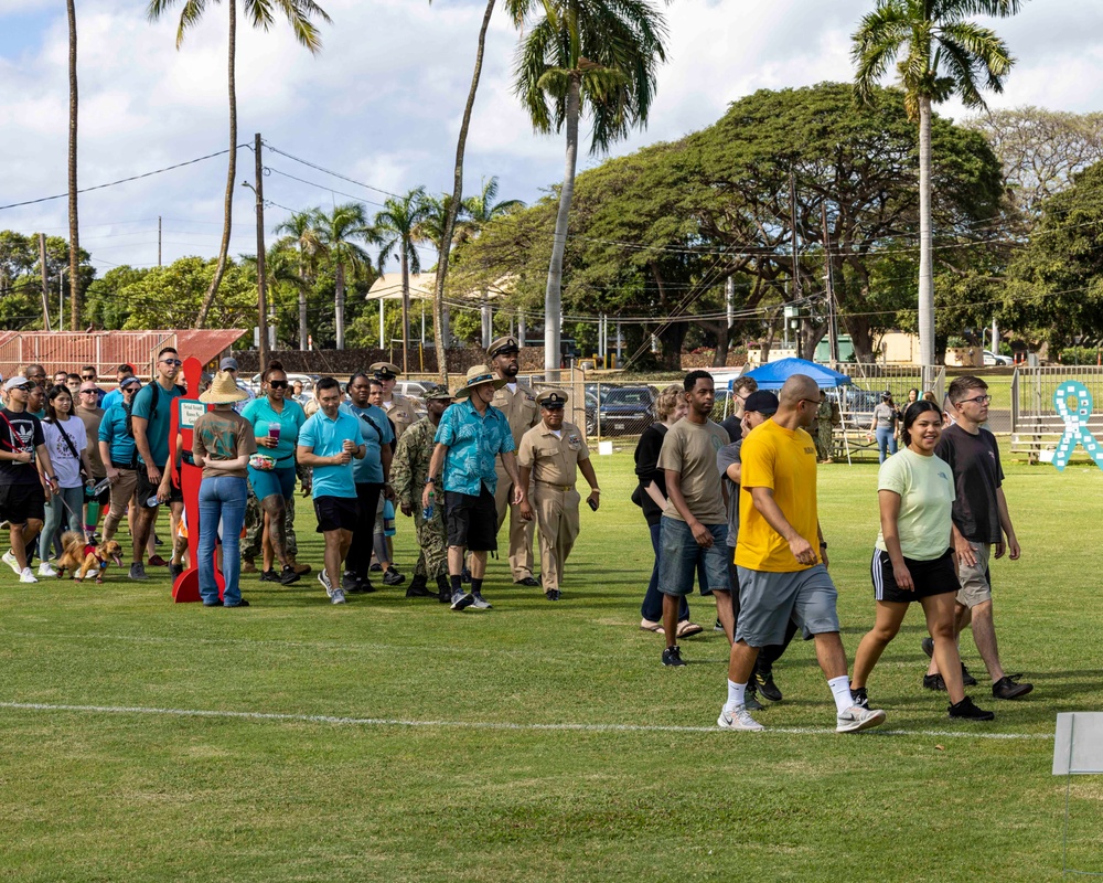 Joint Base Pearl Harbor-Hickam Hosts SAAPM Walk