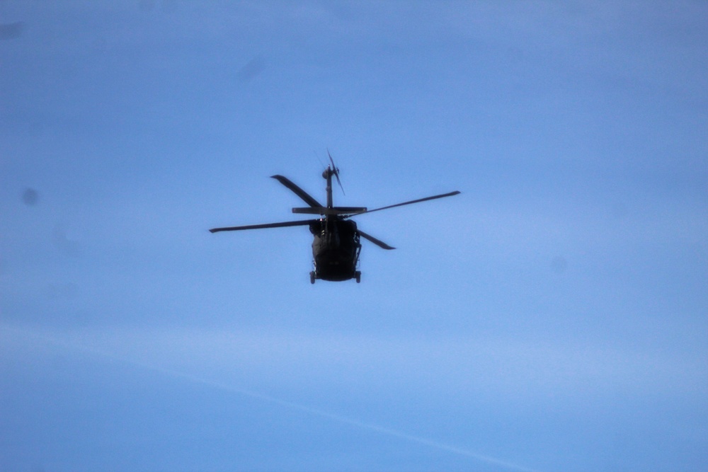 UH-60 Black Hawk training operations at Fort McCoy