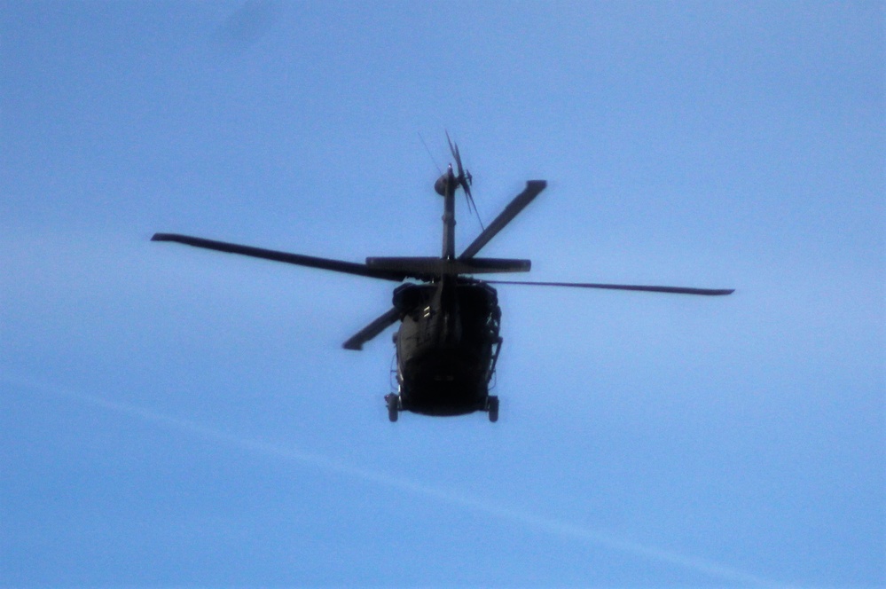 UH-60 Black Hawk training operations at Fort McCoy