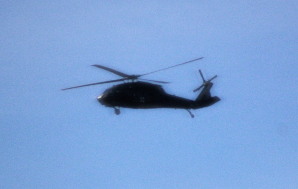 UH-60 Black Hawk training operations at Fort McCoy