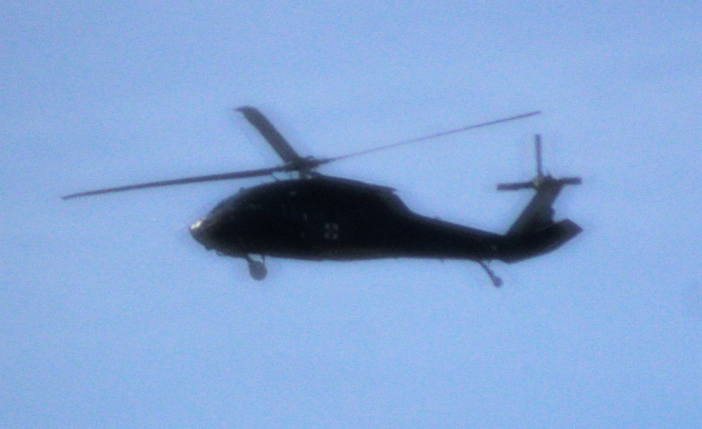 UH-60 Black Hawk training operations at Fort McCoy