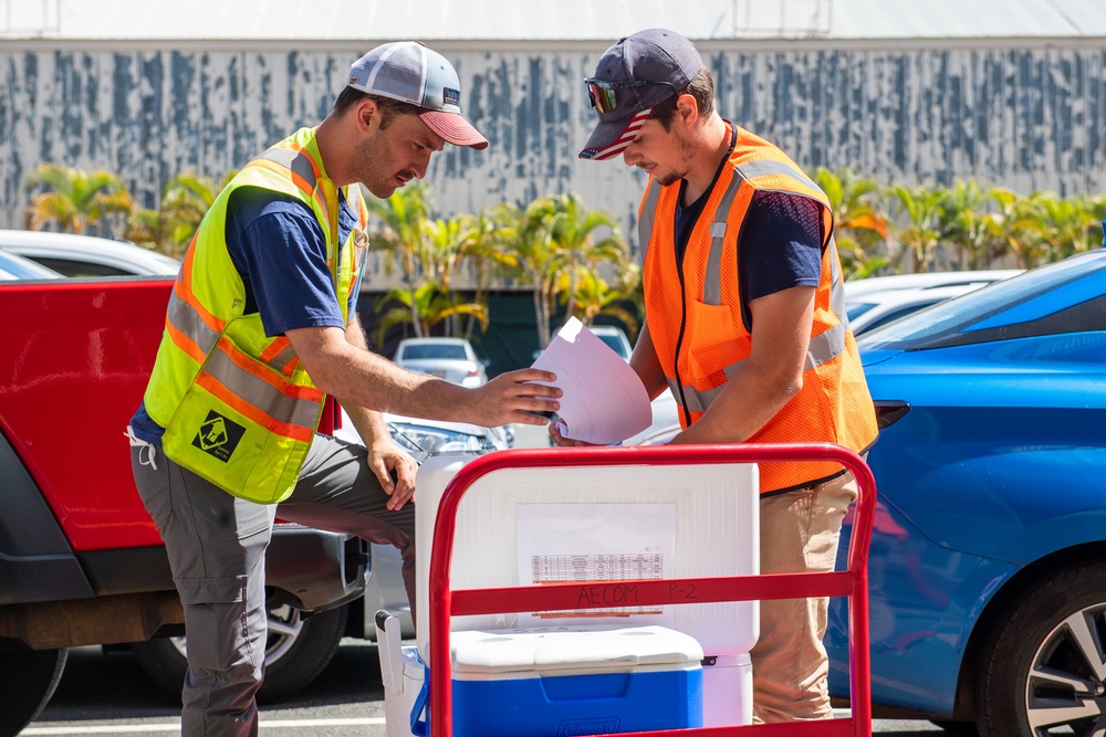Hickam Main CDC water sampling