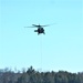 Federal, state agencies partner for fire-suppression training with UH-60 Black Hawks at Fort McCoy