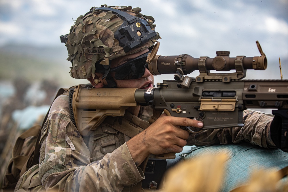 3rd Infantry Brigade Combat Team Provides Ground Forces to Combined Arms Live Fire Exercise during Balikatan 22