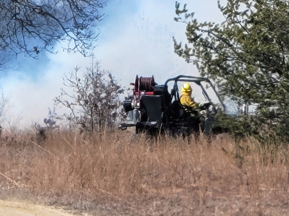 2022 prescribed burn operations at Fort McCoy