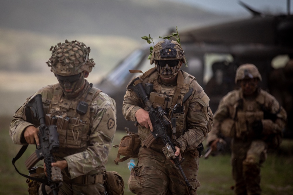 3rd Infantry Brigade Combat Team Provides Ground Forces to Combined Arms Live Fire Exercise during Balikatan 22