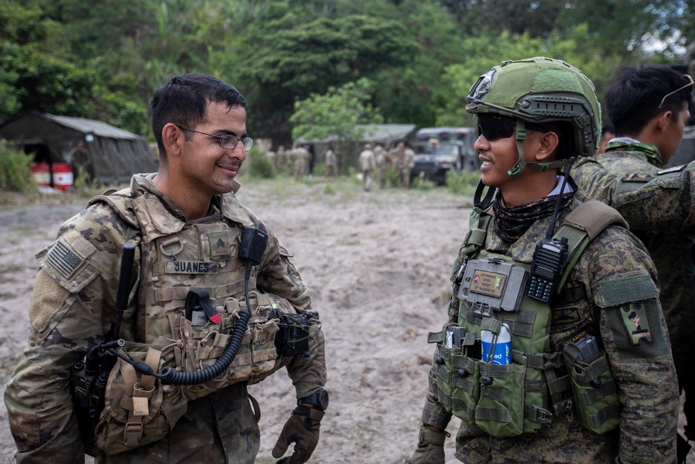 3rd Infantry Brigade Combat Team Provides Ground Forces to Combined Arms Live Fire Exercise during Balikatan 22