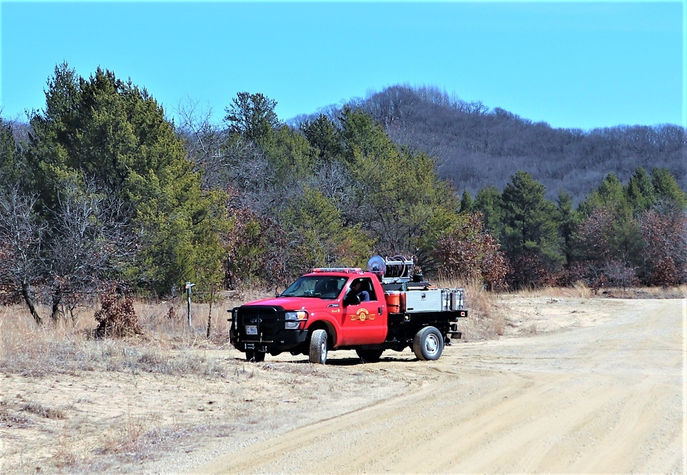 2022 prescribed burn operations at Fort McCoy