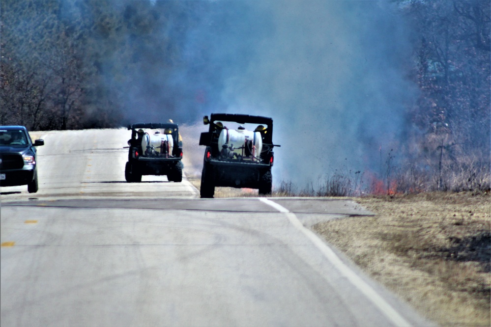2022 prescribed burn operations at Fort McCoy