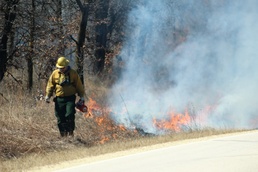 2022 prescribed burn operations at Fort McCoy