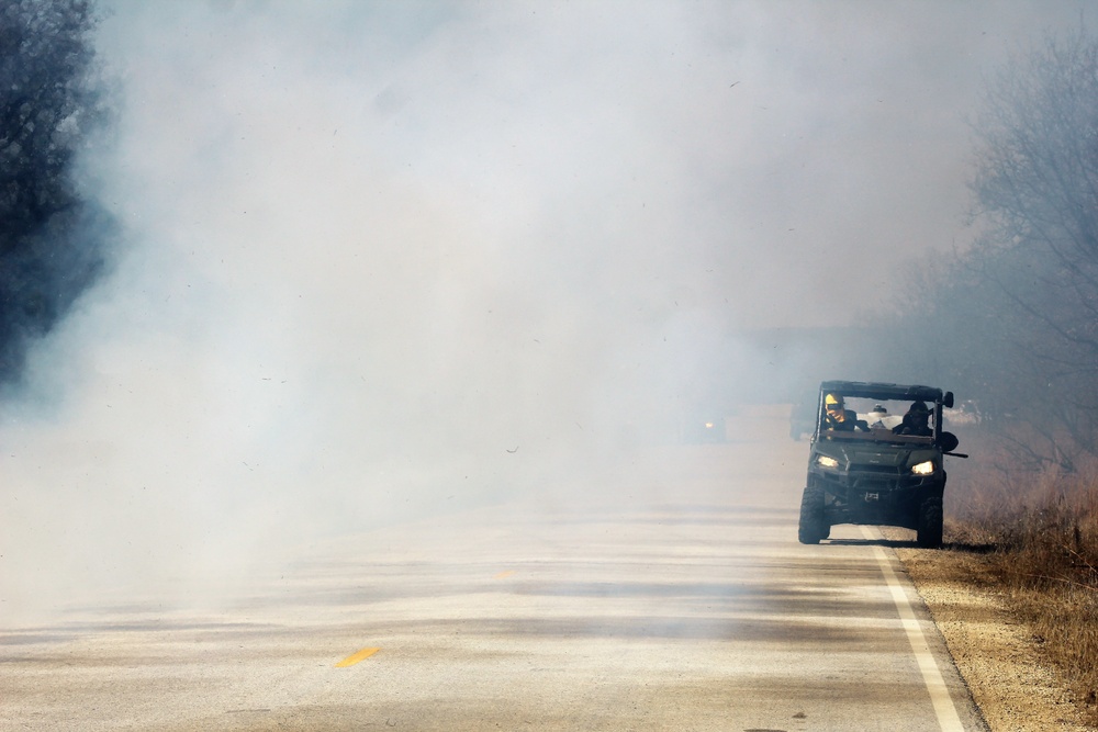 2022 prescribed burn operations at Fort McCoy