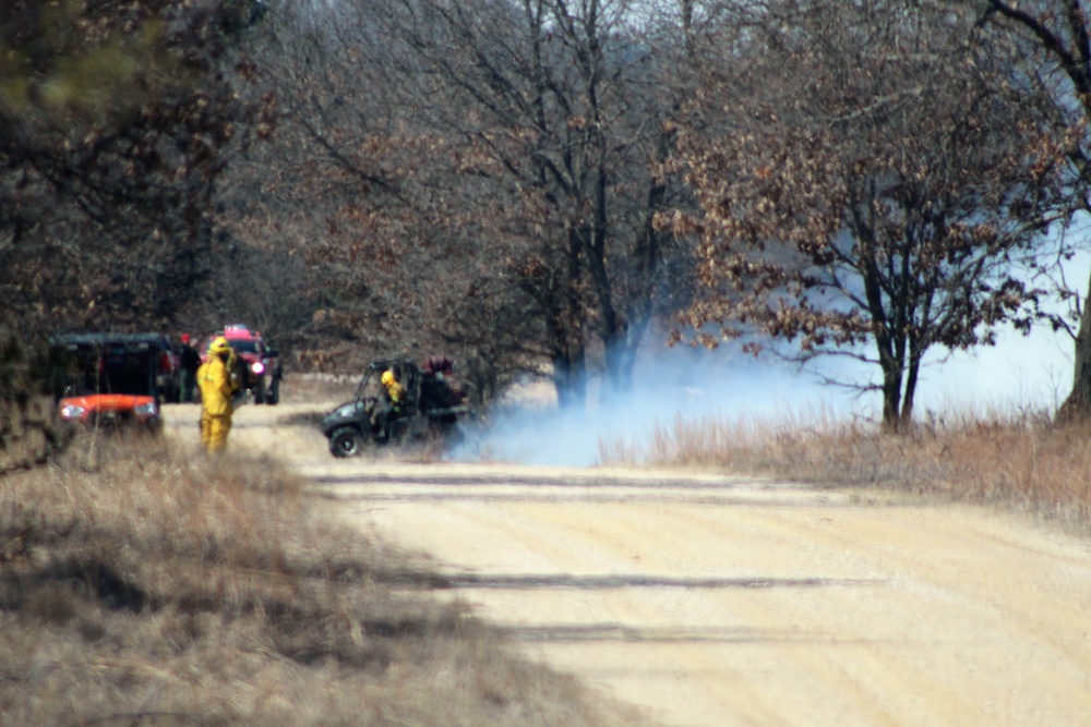2022 prescribed burn operations at Fort McCoy