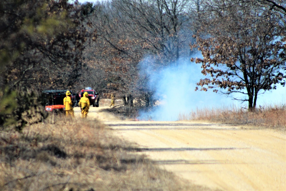 2022 prescribed burn operations at Fort McCoy
