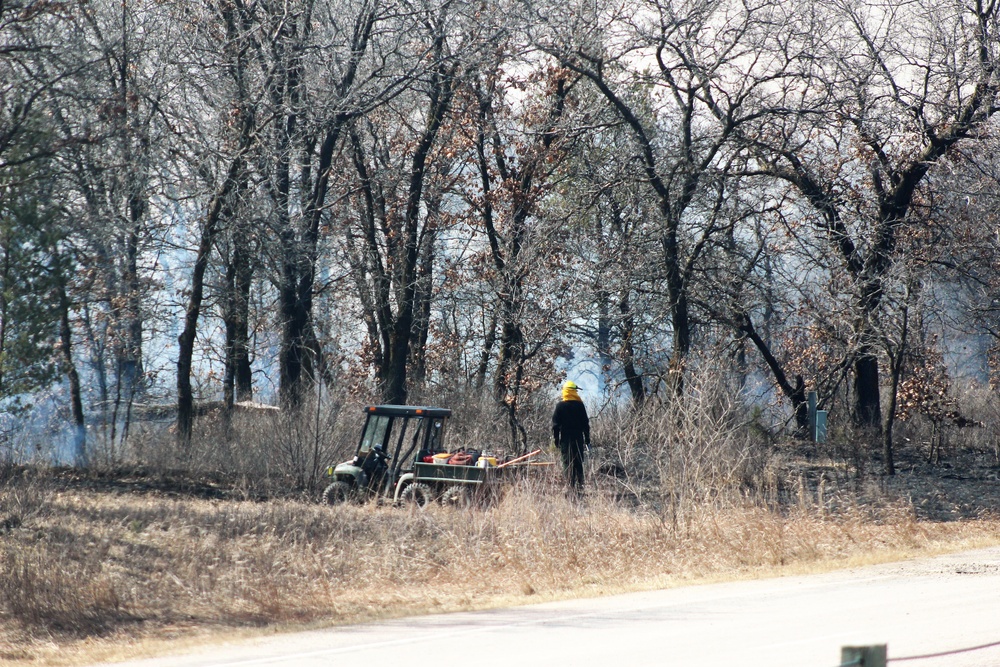 2022 prescribed burn operations at Fort McCoy