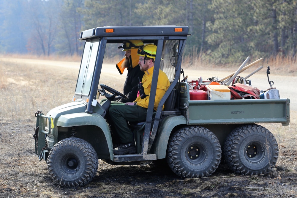 2022 prescribed burn operations at Fort McCoy