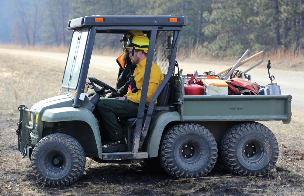 2022 prescribed burn operations at Fort McCoy