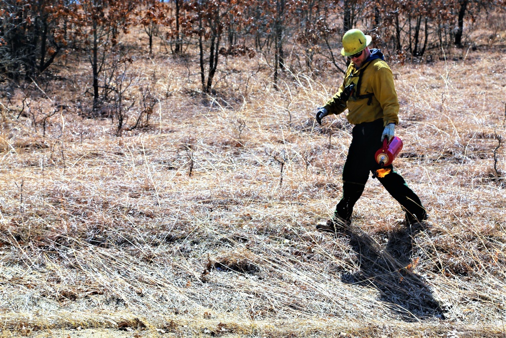2022 prescribed burn operations at Fort McCoy