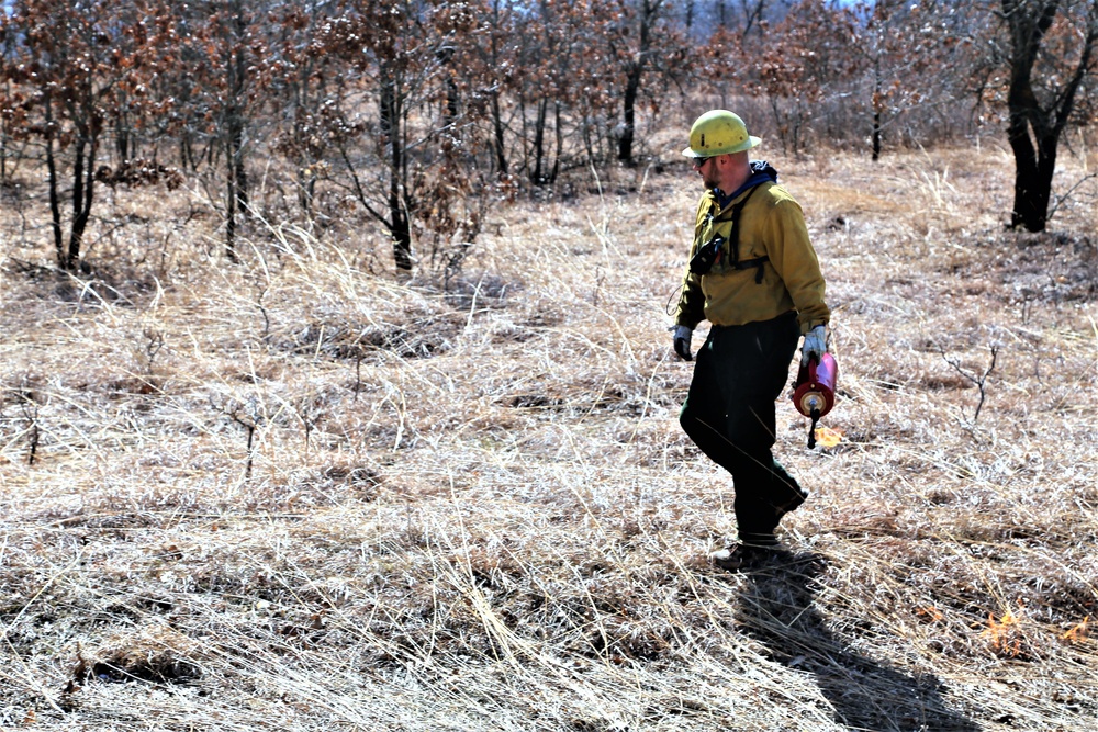 2022 prescribed burn operations at Fort McCoy