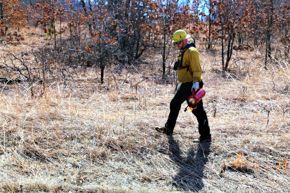 2022 prescribed burn operations at Fort McCoy