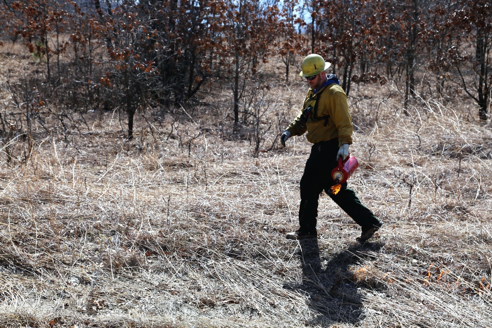 2022 prescribed burn operations at Fort McCoy
