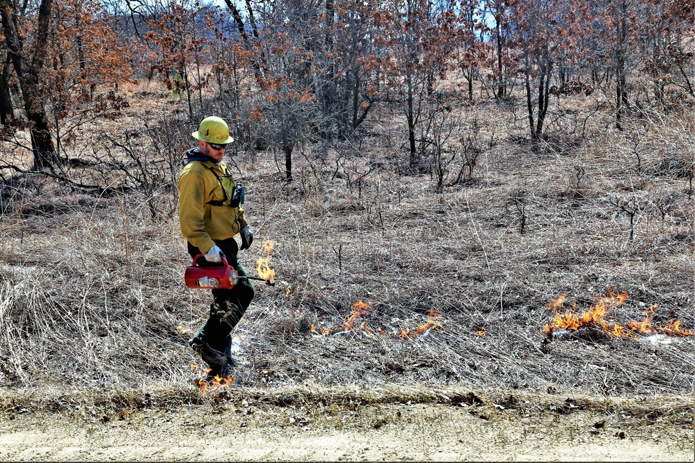 2022 prescribed burn operations at Fort McCoy