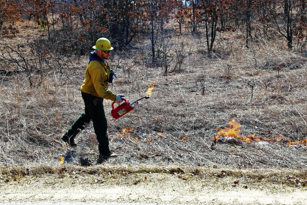 2022 prescribed burn operations at Fort McCoy