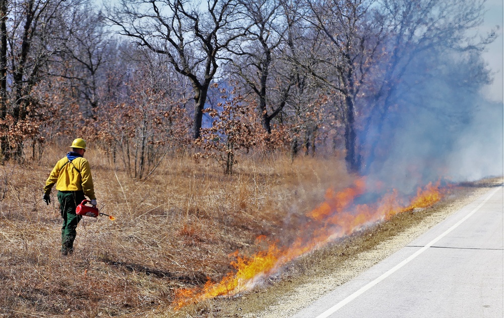 2022 prescribed burn operations at Fort McCoy
